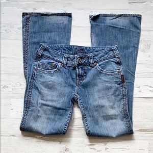 Silver Vintage Flare Jeans